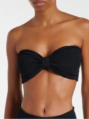 Hunza G Jean Bandeau Bikini Top OS